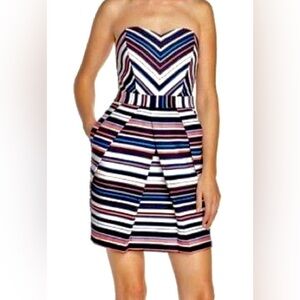 Adelyn Rae - Striped Multicolor Dress Cocktail/Party